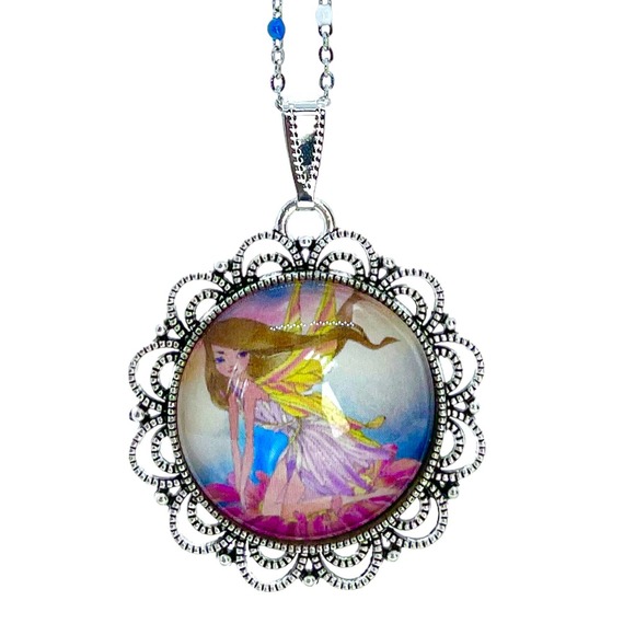Fairy Fancy Rainbow Chain Necklace - Picture 1 of 9